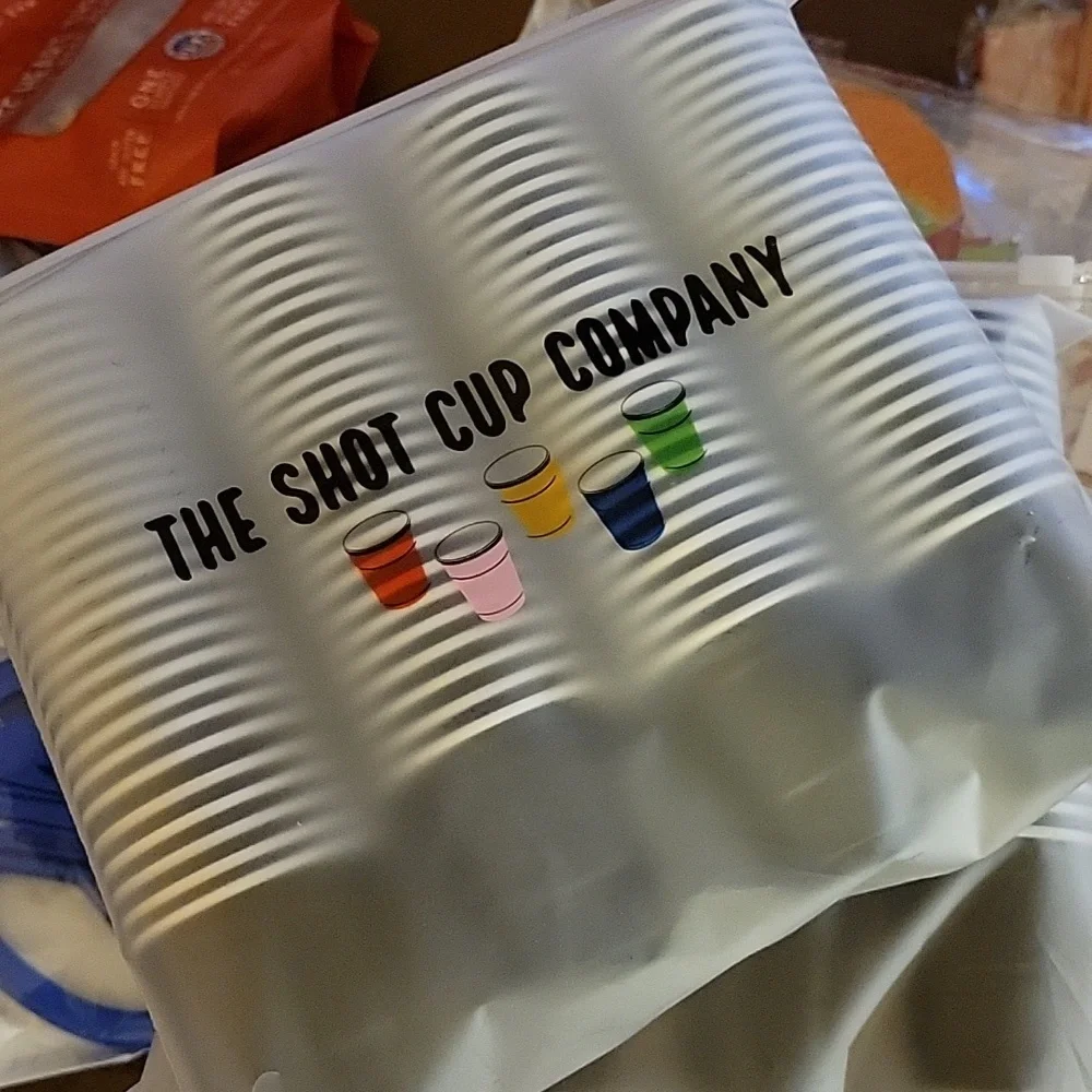 The Shot Cup Company 100ct 2oz. Black Disposable New